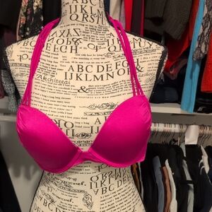 Victoria's Secret Fuchsia Halter Bra